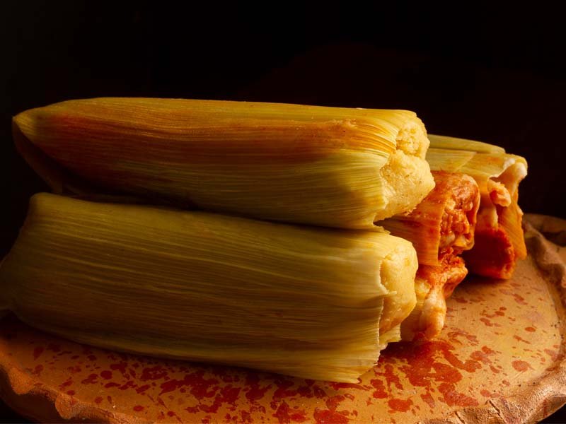 Tamales-Mexican street food