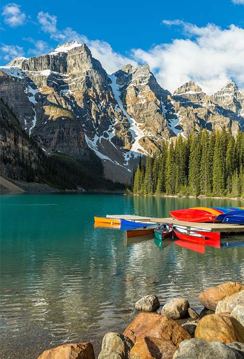 Lake Louise and Moraine Lake